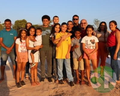 Inauguração da ponte no povoado Morada Nova 