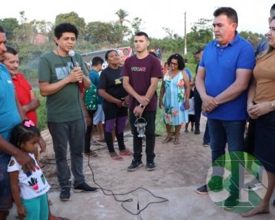 Inauguração da ponte no povoado Morada Nova 