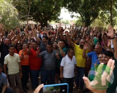 Visita do pré candidato Roberto Costa nos municípios de Bacabal 