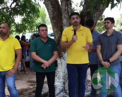 Visita do pré candidato Roberto Costa nos municípios de Bacabal 