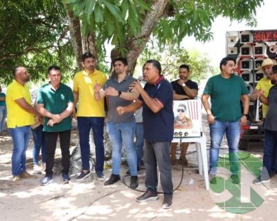 Visita do pré candidato Roberto Costa nos municípios de Bacabal 
