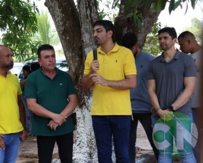 Visita do pré candidato Roberto Costa nos municípios de Bacabal 