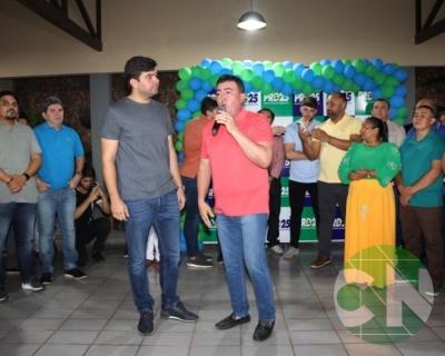 Reunião a convite do Partido Renovação Democrática (PRD)