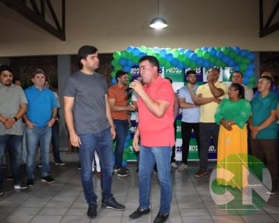 Reunião a convite do Partido Renovação Democrática (PRD)