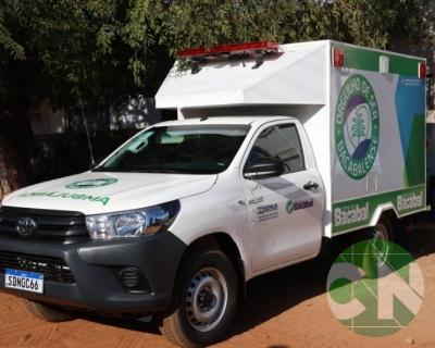 Entrega de novos veículos no povoado Seco das Mulatas