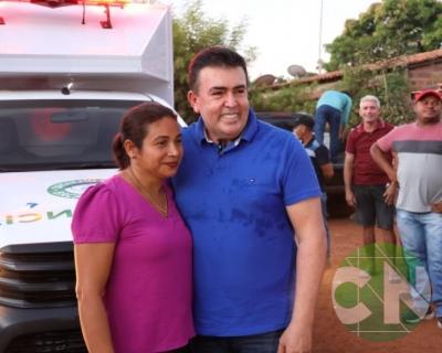 Entrega de novos veículos no povoado Seco das Mulatas