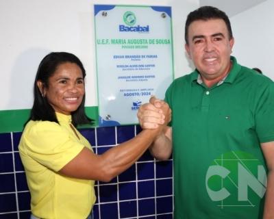 Inauguração da U.E.F Maria Augustina de Sousa - Povoado Brejinho 