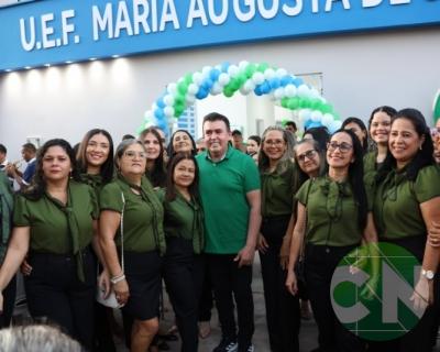 Inauguração da U.E.F Maria Augustina de Sousa - Povoado Brejinho 