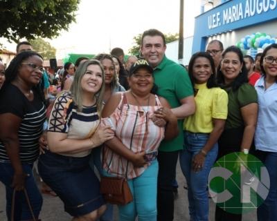 Inauguração da U.E.F Maria Augustina de Sousa - Povoado Brejinho 