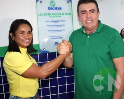 Inauguração da U.E.F Maria Augustina de Sousa - Povoado Brejinho 