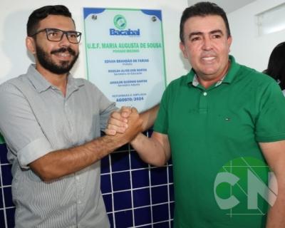 Inauguração da U.E.F Maria Augustina de Sousa - Povoado Brejinho 