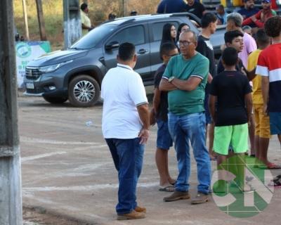 Asfalto na estrada da Bela Vista - zona Rural
