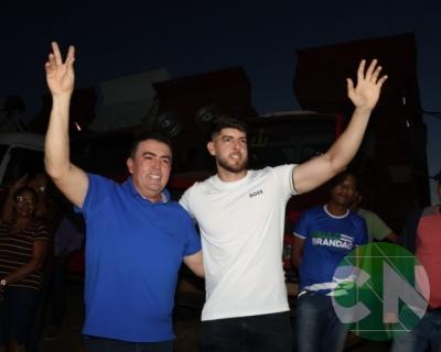 Asfalto na estrada da Bela Vista - zona Rural