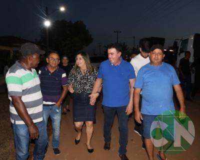 Asfalto na estrada da Bela Vista - zona Rural