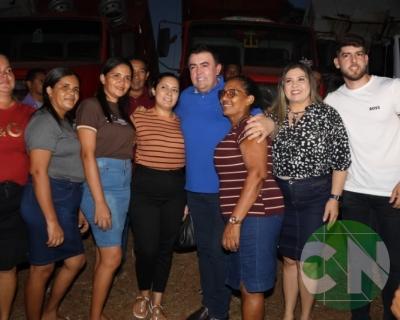 Asfalto na estrada da Bela Vista - zona Rural