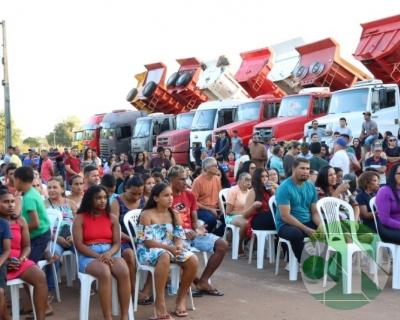 Asfalto na estrada da Bela Vista - zona Rural