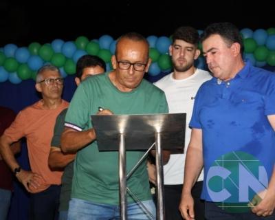 Asfalto na estrada da Bela Vista - zona Rural