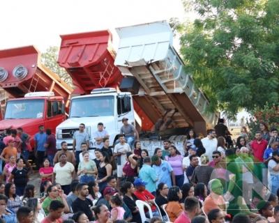 Asfalto na estrada da Bela Vista - zona Rural