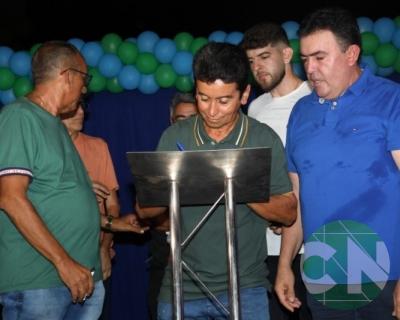 Asfalto na estrada da Bela Vista - zona Rural