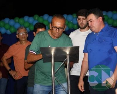 Asfalto na estrada da Bela Vista - zona Rural