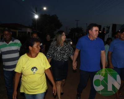 Asfalto na estrada da Bela Vista - zona Rural