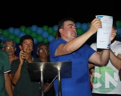 Asfalto na estrada da Bela Vista - zona Rural