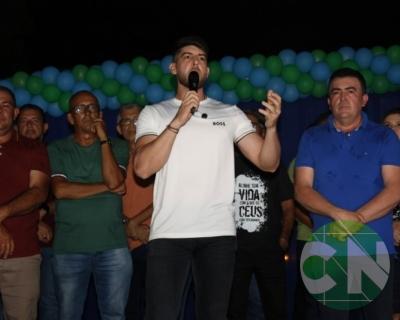 Asfalto na estrada da Bela Vista - zona Rural