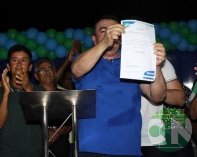 Asfalto na estrada da Bela Vista - zona Rural