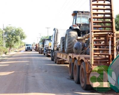 Asfalto na estrada da Bela Vista - zona Rural