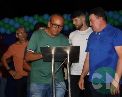 Asfalto na estrada da Bela Vista - zona Rural