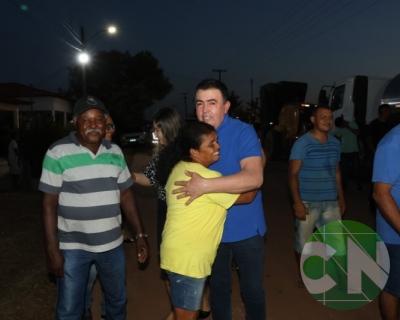 Asfalto na estrada da Bela Vista - zona Rural