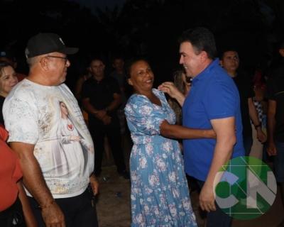 Asfalto na estrada da Bela Vista - zona Rural