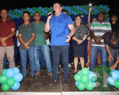 Asfalto na estrada da Bela Vista - zona Rural