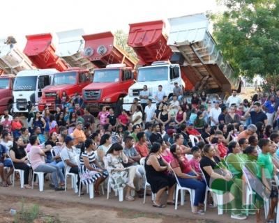 Asfalto na estrada da Bela Vista - zona Rural