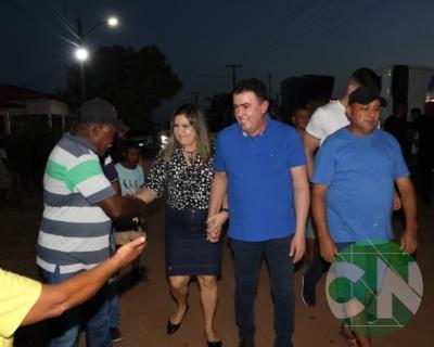 Asfalto na estrada da Bela Vista - zona Rural