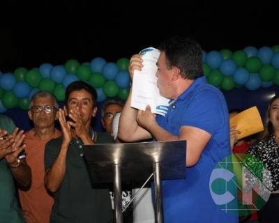 Asfalto na estrada da Bela Vista - zona Rural