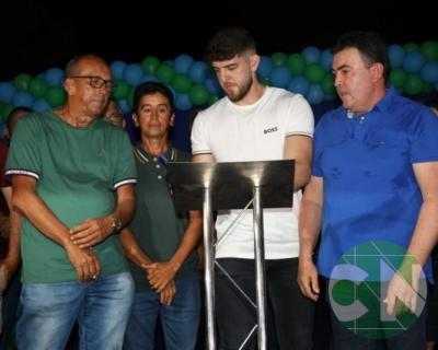 Asfalto na estrada da Bela Vista - zona Rural