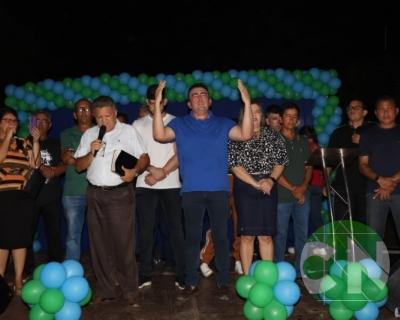 Asfalto na estrada da Bela Vista - zona Rural