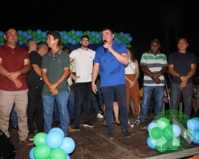 Asfalto na estrada da Bela Vista - zona Rural