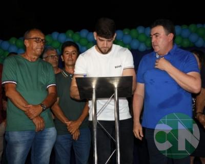 Asfalto na estrada da Bela Vista - zona Rural