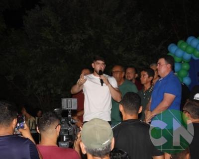 Asfalto na estrada da Bela Vista - zona Rural