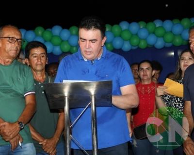 Asfalto na estrada da Bela Vista - zona Rural