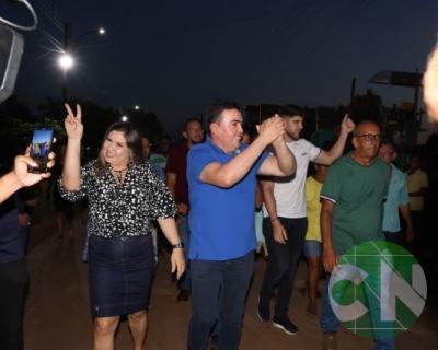 Asfalto na estrada da Bela Vista - zona Rural