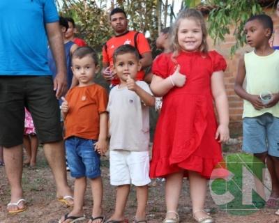 Asfalto na estrada da Bela Vista - zona Rural
