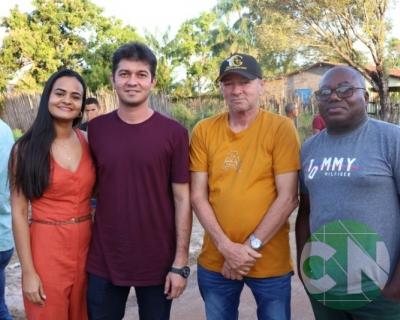 Asfalto na estrada da Bela Vista - zona Rural