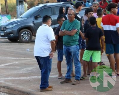 Asfalto na estrada da Bela Vista - zona Rural
