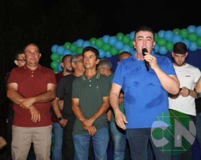 Asfalto na estrada da Bela Vista - zona Rural