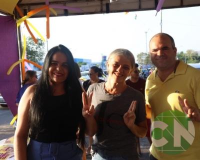 Foi dada a largada: Adesivação do candidato a prefeito Roberto Costa e do vice Emílio Carvalho