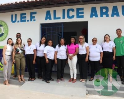 Reinauguração da UEF. Alice Araújo - bairro presídio