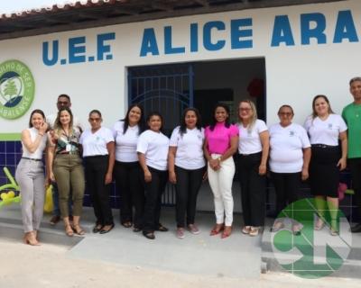 Reinauguração da UEF. Alice Araújo - bairro presídio